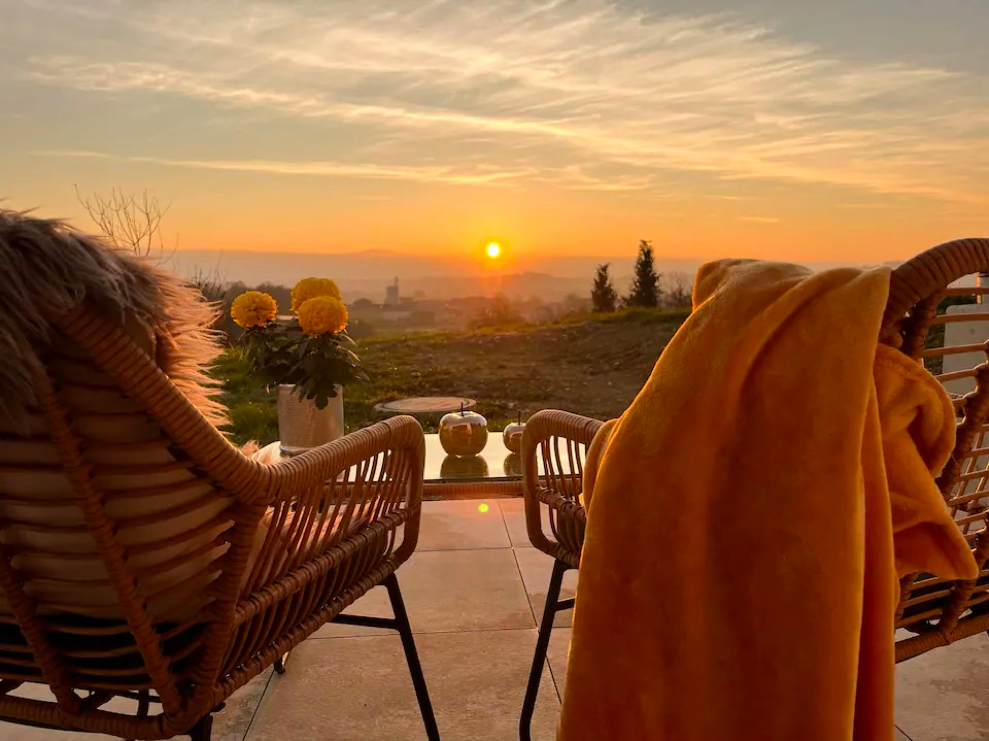 Gemütliche Abendterrasse